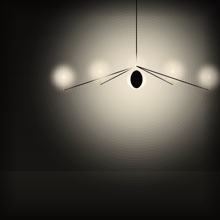 Noctra Ring Chandelier — view 3