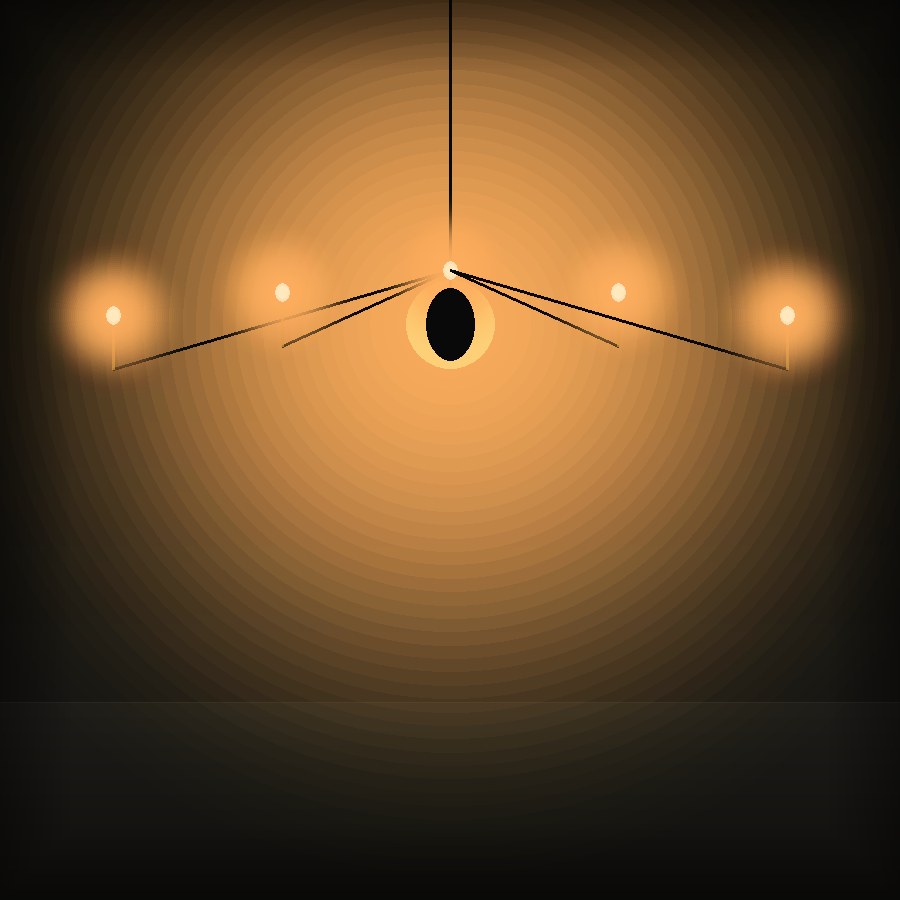 Casca Tiered Chandelier — view 2