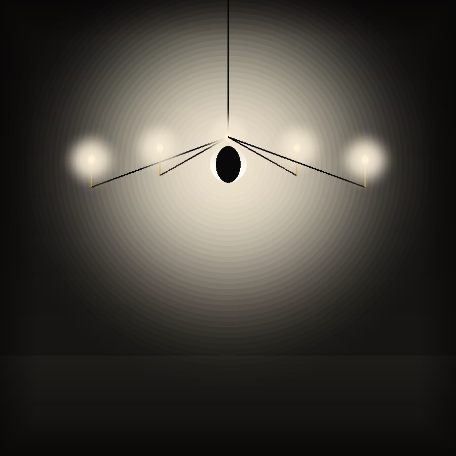 Noctra Ring Chandelier